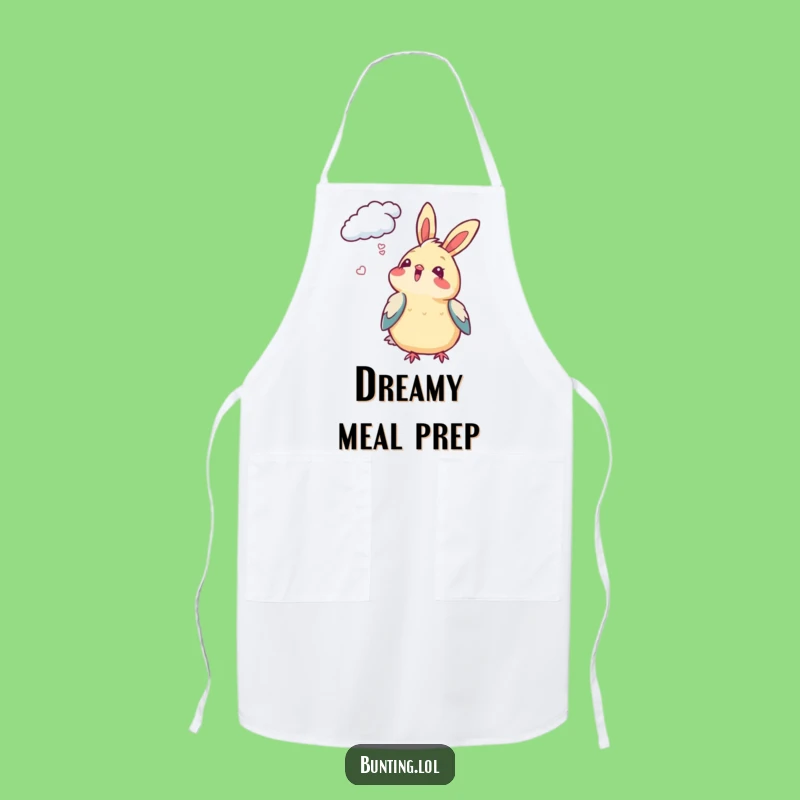 Funny Bunting Bird Apron - Cloud Gazing Fun, Perfect Whimsical Gift