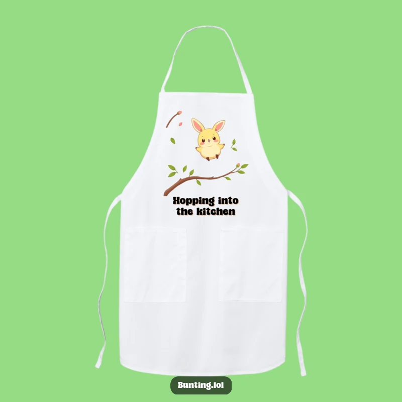 Funny Bunting Bird Apron: Playful Hopper Cooking Bib - Funniest Funny Gift