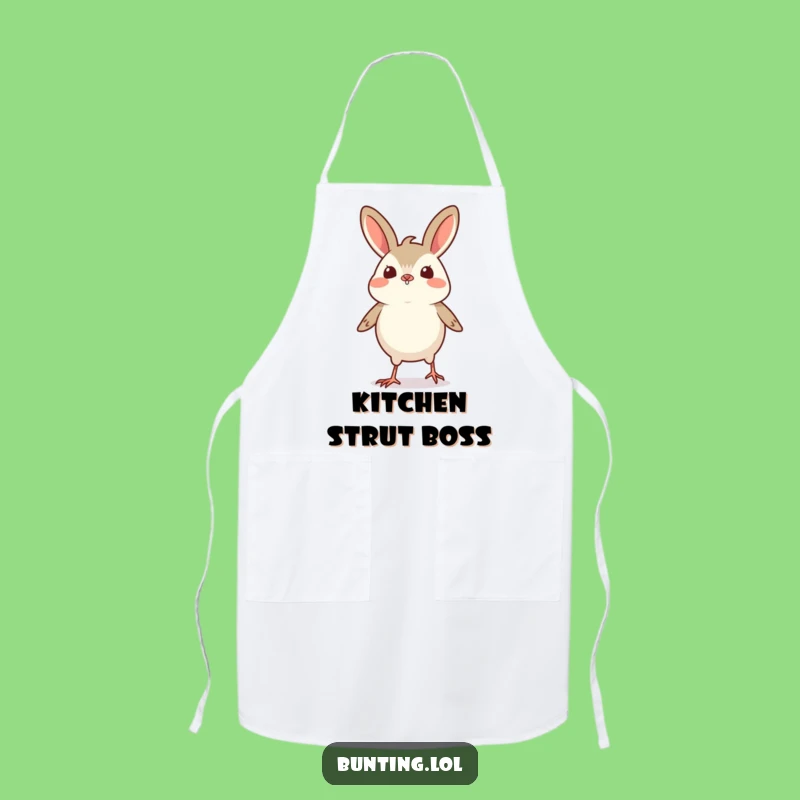 Funny Proud Bunting Strut Apron: Cook with Confidence & Style - Perfect Funny Gift!