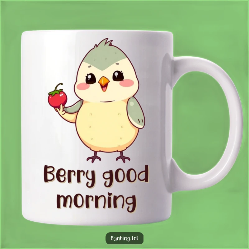 Funny Proud Bunting Mug - A Hilarious Gift for Little Victories and Bird Lovers