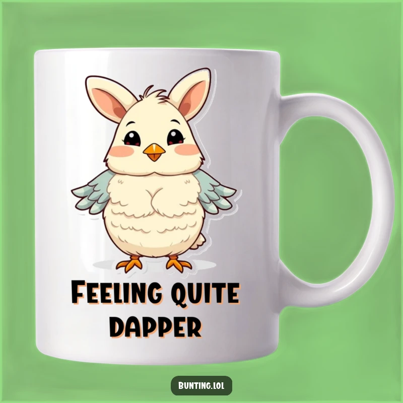 Funny Bunting Proud Chest Fluffing Mug - Hilarious Gift for the Confident