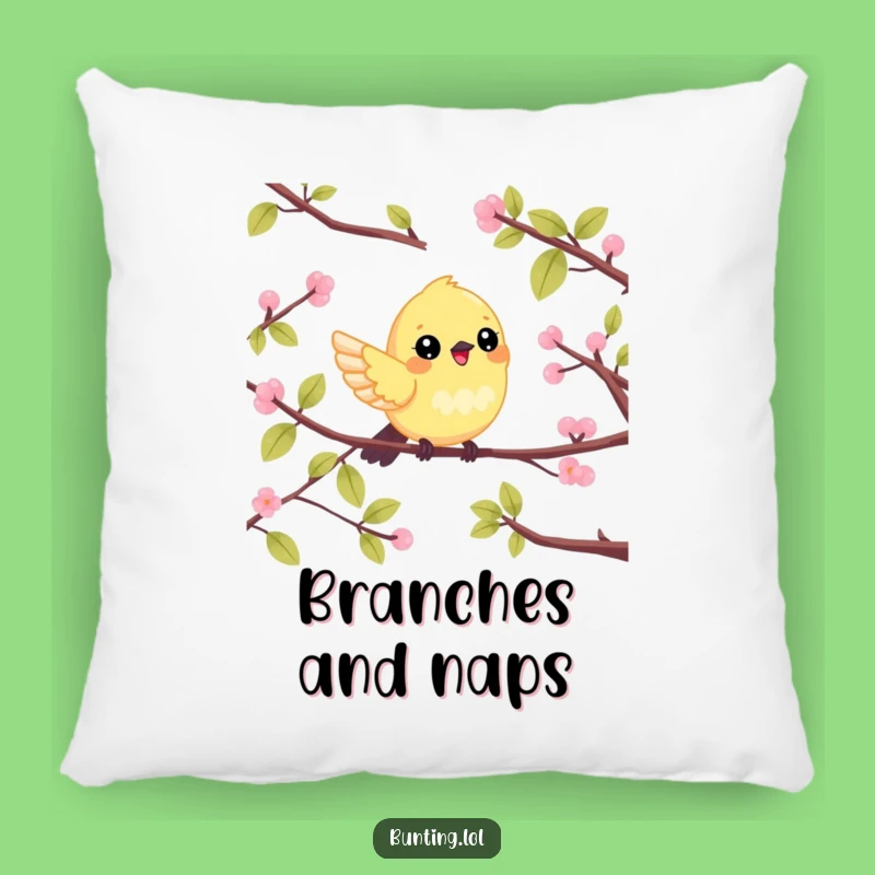 Funny Bunting Pillow: Soft Cheerful Flitter Cushion, Adorable Home Decor Gift