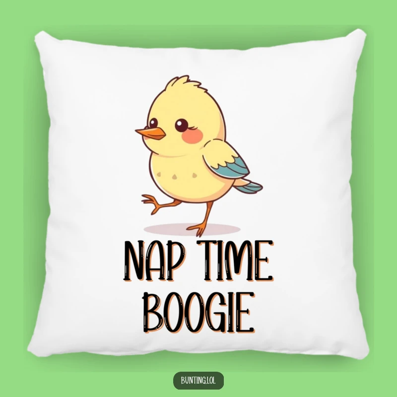 Funny Tapping Bird Pillow: Cozy Rhythm Buddy - Sweet Funny Gift!
