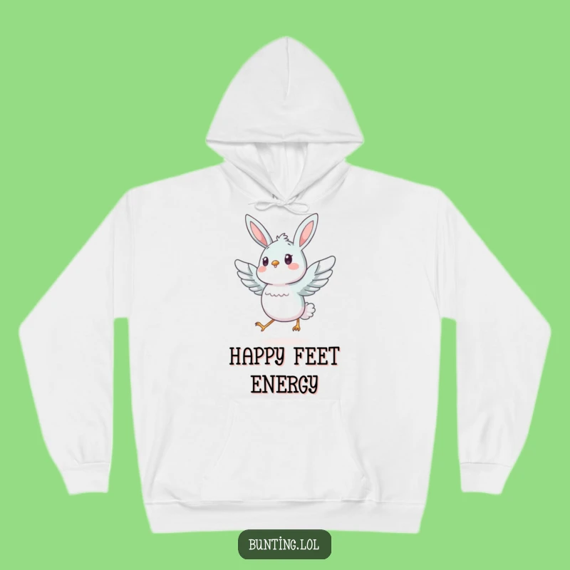 Cozy Funny Energetic Bunting Hopping Hoodie: Warmth and Energy!