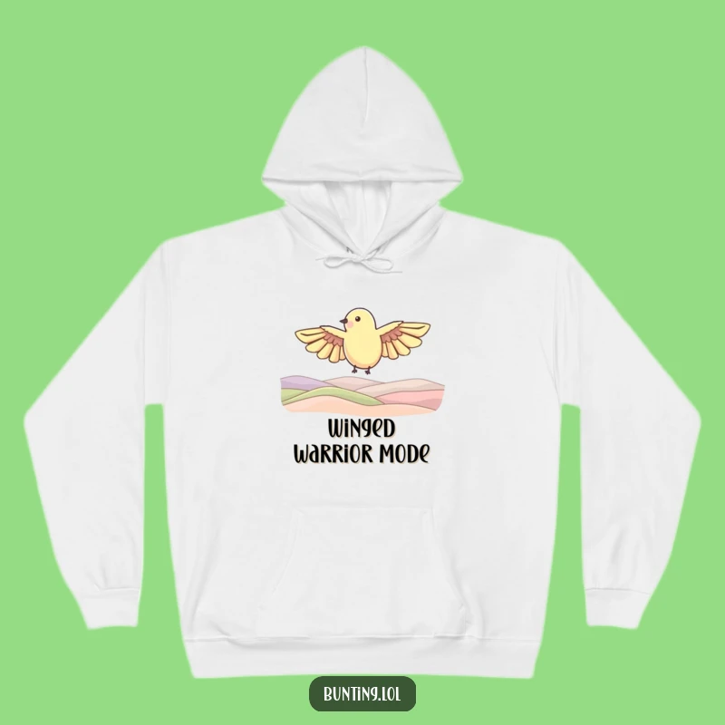 Funny Soaring Hoodie: Cozy Flight Over Hills - Awesome Funny Gift!