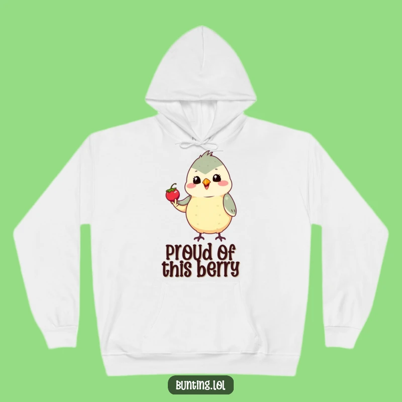 Cozy Funny Bunting Hoodie - Embrace Your Triumphs with this Proud Bird