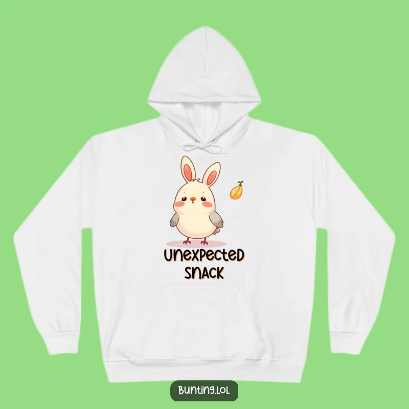 Funny Surprised Bunting Hoodie: Cozy Up with This Amusing Bird Sweatshirt