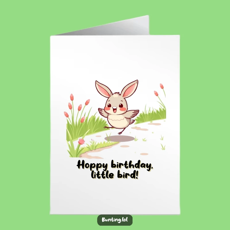 Free Printable Birthday Card: Hopping Bunting for a Joyful Downloadable Gift