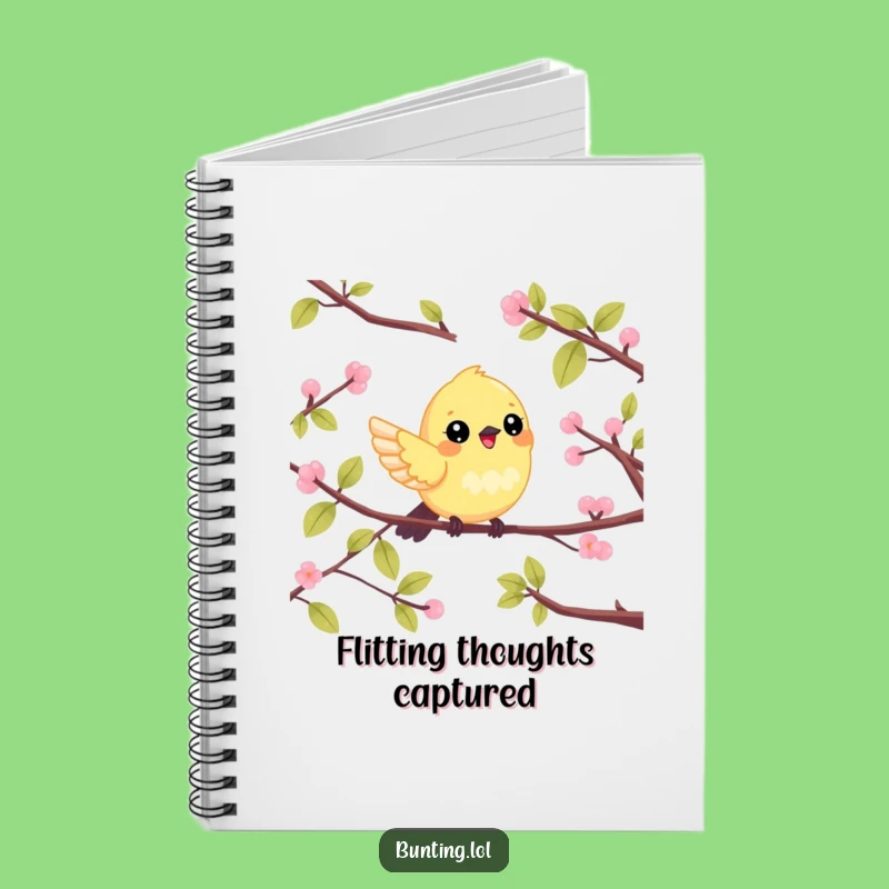 Funny Bunting Notebook: Cheerful Flitter Journal, Ideal Funny Gift for Writers