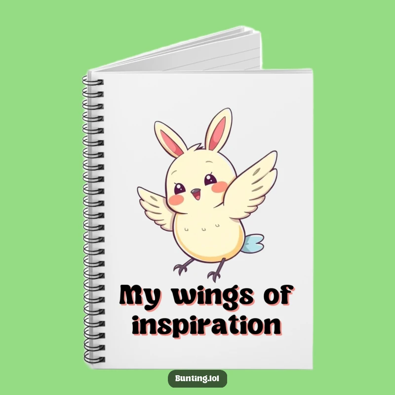 Funny Joyful Bunting Notebook - Jot Down Ideas with Hilarious Happiness