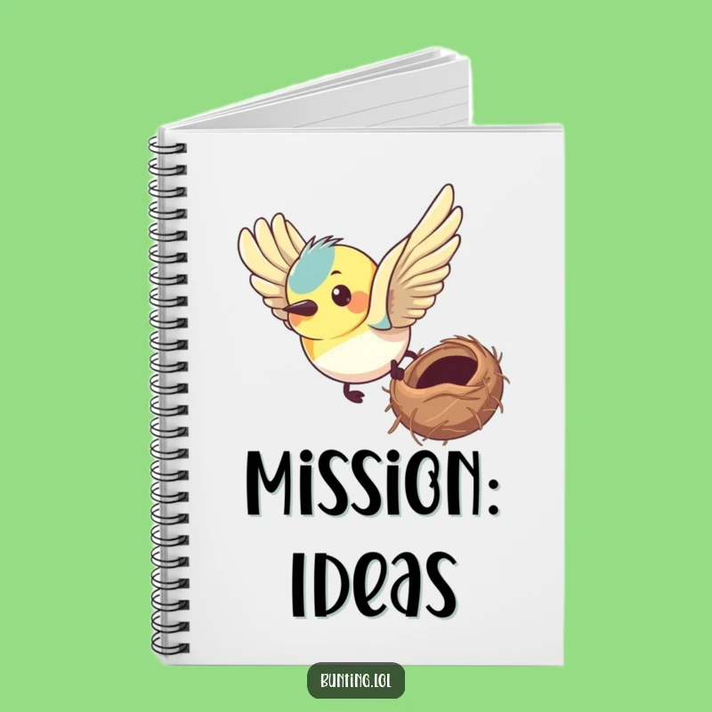 Funny Bunting Determined Notebook: Plan Your Goals, Perfect Gift