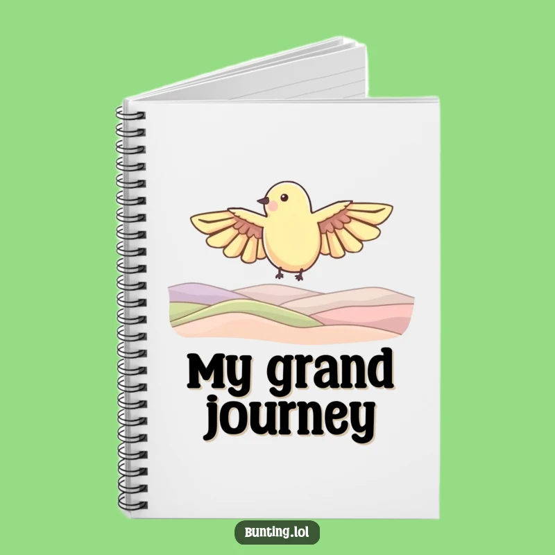 Funny Soaring Bird Notebook: Jot Down Adventures - Ideal Funny Gift!