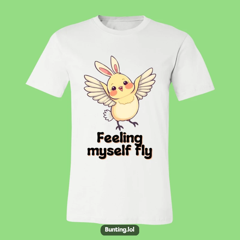 Funny Bunting Wing Stretch T-Shirt - Wear Your Freedom!