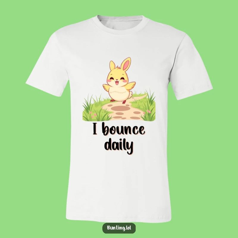 Funny Bunting Hopping Tee - Wear Your Joyful Journey
