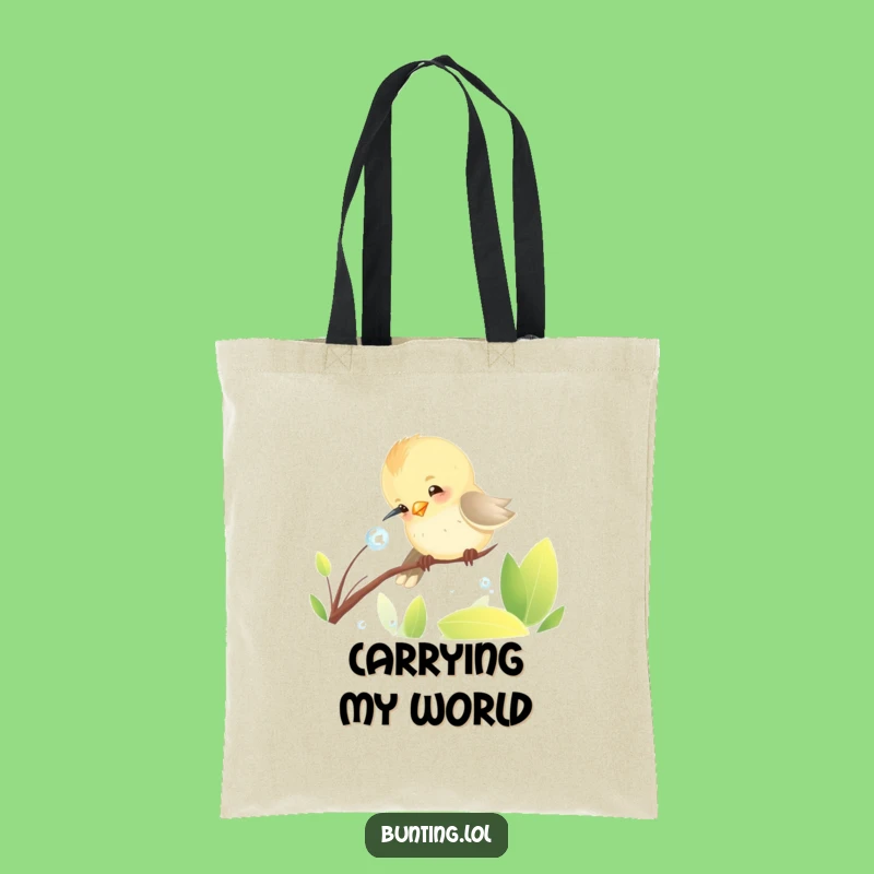 Funny Bunting Dewdrop Tote Bag - Carry Your Laughs Everywhere!