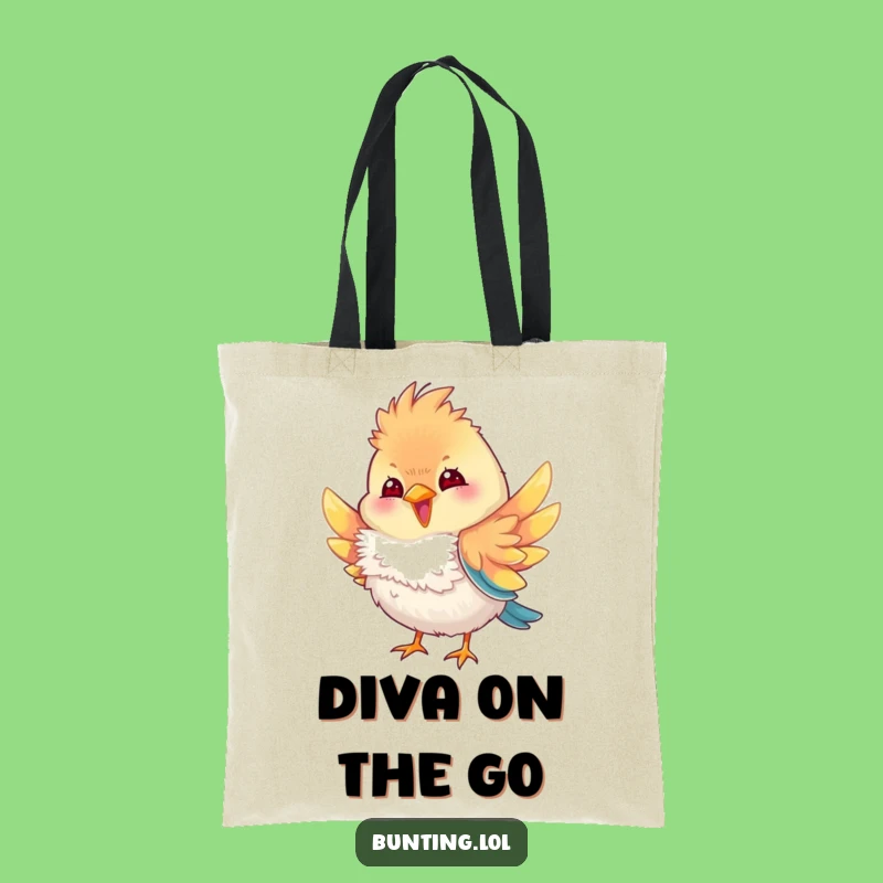 Funny Bunting Bird Feather Tote Bag: Carry Your Style with This Hilarious Bag