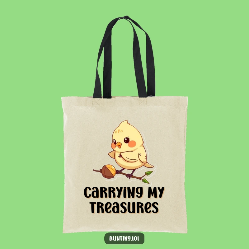 Funny Pecking Bunting Tote Bag - Carry Your Focus with Hilarious Flair