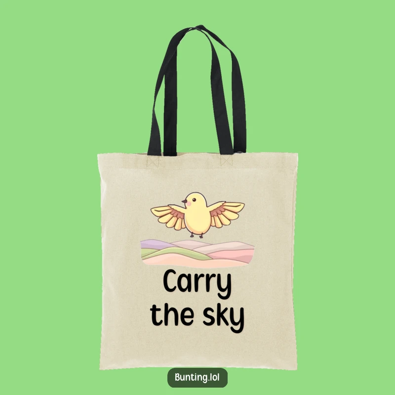 Funny Soaring Bird Tote Bag: Adventure Carry-All - Ideal Funny Gift!